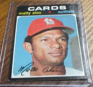 1971 Topps Matty Alou High Number #720 Baseballkarte St. Louis Cardinals - Bild 1 von 2