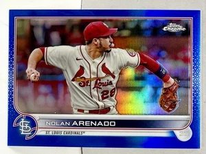 2022 Topps Chrome - Nolan Arenado #74 Blue Refractor /150 - Picture 1 of 2
