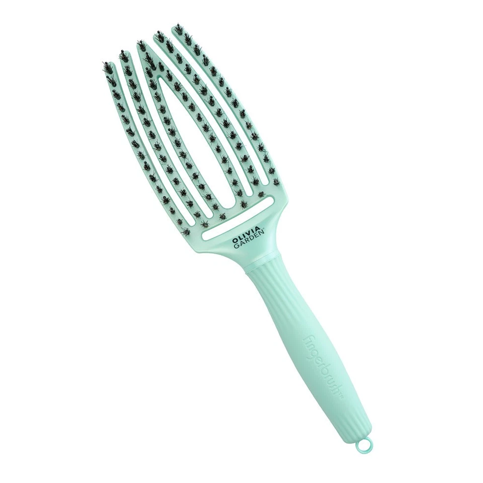 Olivia Garden Fingerbrush Arctic Teal Haarbürste Wildschweinborsten - Bild 1 von 1