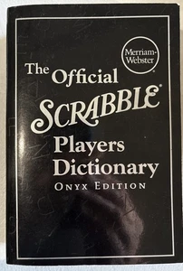The Official Scrabble Players Dictionary, Onyx Edition by Merriam-Webster - Picture 1 of 3