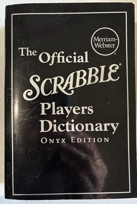 The Official Scrabble Players Dictionary, Onyx Edition by Merriam-Webster - Image 1 of 3