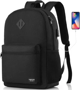 Zaino Uomo E Donna 15,6 & 17,3 Pollici,Zaini Scuola Superiore Borse Porta PC - Foto 1 di 12