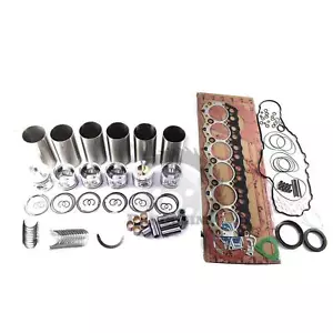 S6S ENGINE OVERHAUL REBUILD KIT FITS Mitsubishi Excavator Loader - Picture 1 of 1