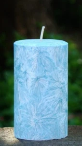 200hr WOOD SAGE & SEA SALT Masculine Scented LARGE PILLAR CANDLE Mens Xmas Gifts - Picture 1 of 12