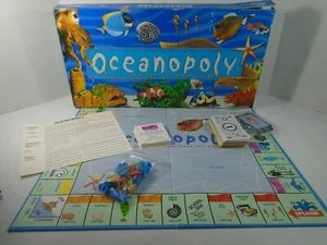 LATE FOR THE SKY--OCEANOPOLY--MONOPOLY BOARD GAME (LOOK) - Picture 1 of 8