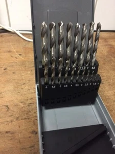 HSSE HSSCo Bohrer Satz 19-25 tlg. Spiralbohrer Metallbohrer Eisenbohrer 1-10 , . - Bild 1 von 1