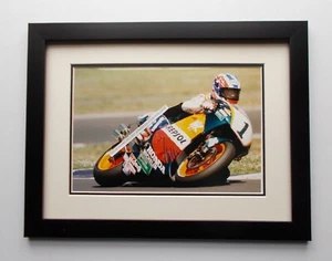 AUSTRALIAN MICK DOOHAN MOTOR CYCLING PHOTO FRAMED - Picture 1 of 1