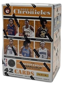 2022-23 Panini Chronicles Basketball Factory Sealed 6 Pack Blaster Box
