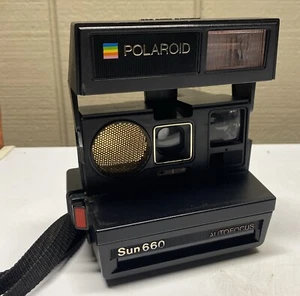 Vintage POLAROID 🌞 Sun 660  Autofocus Instant Camera Untested - Picture 1 of 10