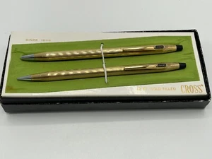 Cross 12K GF Ballpoint Pen & Pencil Set - Conoco Oil Company - Picture 1 of 3