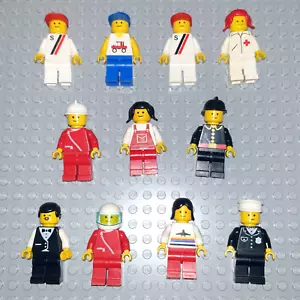 LEGO VINTAGE CLASSIC TOWN & CITY MINIFIGS BUNDLE x 11 - GREAT CONDITION! - Picture 1 of 1