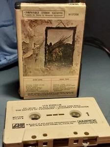 GREAT CONDITION! RARELY SEEN, Led Zeppelin IV, First Press Ampex Cassette Tape - Picture 1 of 9