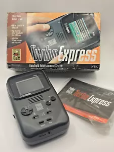 Vintage Videospiel NEC Turbo Grafx Turbo Express Handheld Konsole OVP funktioniert - Bild 1 von 12