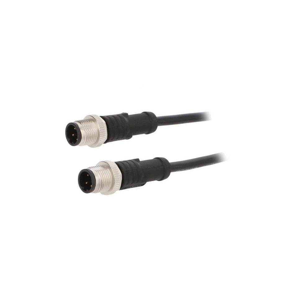 M12D04ML-12DML-SD001 Kabel: für Sensoren/Automaten PIN: 4 M12-M12 Code D-Etherne - Image 1 of 1