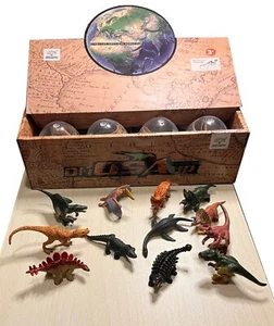 12 Dinosaurier in Eierschale Osterei Jagd Geburtstag Geschenk für Junge Mädchen Kinder 3+ - Bild 1 von 12