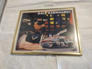 Vintage Rare Framed 1998 Dale Earnhardt #3 Determination Picture - Picture 1 of 4