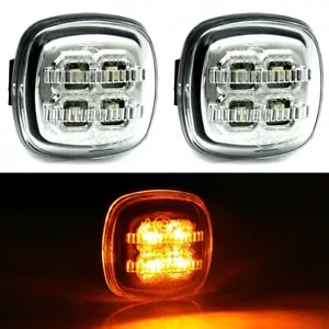 Per Skoda Fabia Pratico Octavia Rapid Roomster LED Indicatori Vetro Chiaro Cromo - Bild 1 von 5