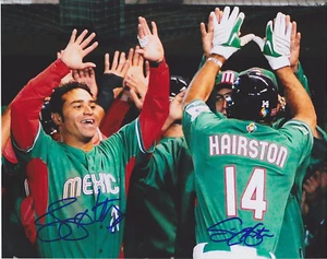 SCOTT JERRY HAIRSTON SIGNED AUTO'D 8X10 PHOTO DODGERS NATIONALS PADRES MEX WBC - Picture 1 of 1