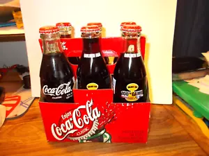 2003 Golden Egg 100th Game Mississippi State vs Ole Miss 8 oz.COKE Bottle 6-PACK - Picture 1 of 15