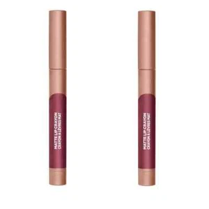 Pack of 2 L'Oreal Paris Infallible Matte Lip Crayon, Sizzling Sugar # 514 - Picture 1 of 5