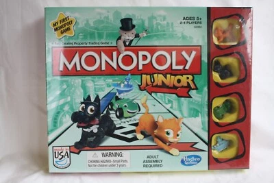 NEW Monopoly Junior Board Game My First Monopoly Game Hasbro - Image 1 of 3