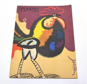 SEPTEMBER 1969 POLAND ILLUSTRATED MAGAZINE COVER ART ROOSTER BY JOZEF WILKON - Imagen 1 de 5