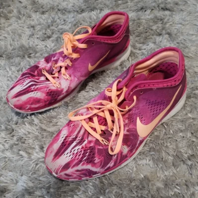 Nike Women's Free TR Fit 5 704695-603 Purple/Pink Running Shoes Lace Up Size 7.5 - Image 1 of 4