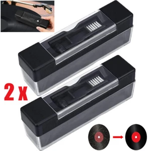 2x Vinyl Record Cleaning Brush Set Stylus Velvet Anti-static Cleaner Tool 3-in-1 - Picture 1 of 9