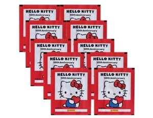 Panini Hello Kitty 50th Anniversary Sticker / 10x Stickertüten - Picture 1 of 2