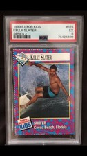 KELLY SLATER GOAT OF SURFING 1993 SPORTS ILLUSTRATED SI FOR KIDS RC PSA 5 POP 13