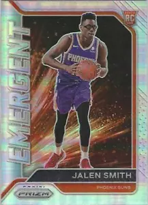 Panini Prizm Jalen Smith Phoenix Suns 2020-21 novato emergente Prizm inserto # 9 - Imagen 1 de 2