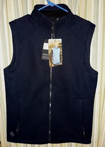 MENS STORMTECH Performance Nordic Bonded Knit Vest. Size MEDIUM. NAVY BLUE. NEW - Picture 1 of 10