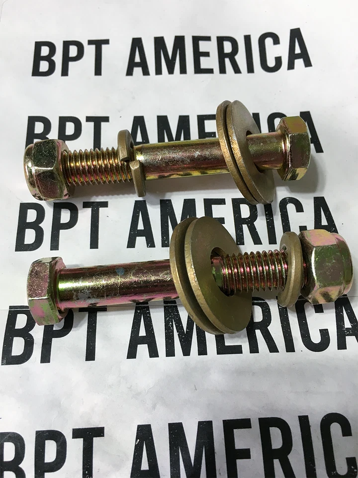 2x Grade 8 2007 2011 Ford Crown Victoria Town Car Front Shock Lower Bolt Kit Foto 1 de 4