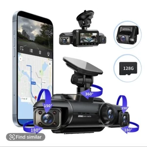 4-Channel 1080P Dashcam Front & Rear & Left & Right, - Picture 1 of 9