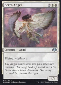 SERRA ANGEL 025/261 FOIL DOMINARIA REMASTERED MTG MAGIC NM - Picture 1 of 1