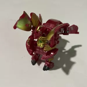 Bakugan Battle Brawlers Red Pyrus Dragonoid X Auxillataur B800 Figure Only HTF - Picture 1 of 12