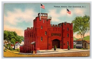 Postkarte: RI Varnum Armory, East Greenwich, Rhode Island - unbesendet - Bild 1 von 2