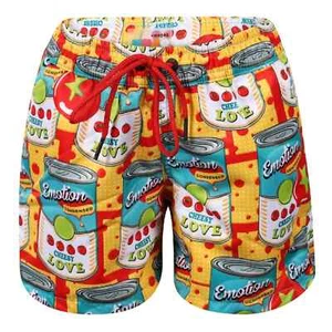 KRIO COLOR Tomato Can Emotion Swimming Trunks in Yellow cheesy love small - Picture 1 of 9
