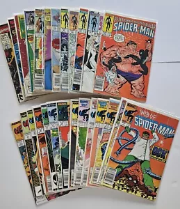 Marvel Comics Spider-Man Comic Book Lot Of 26 (1984 To 1995) Less than 1.25 each - Picture 1 of 10