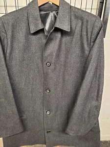 NICK LOPEZ Tailoring Houston TX Wool Car Coat Size Small MINT - Picture 1 of 6