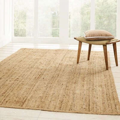 Braided Jute Farmhouse Rugs Runner Carpet Kid & Pet Friendly Indoor Area Rug - Image 1 of 4