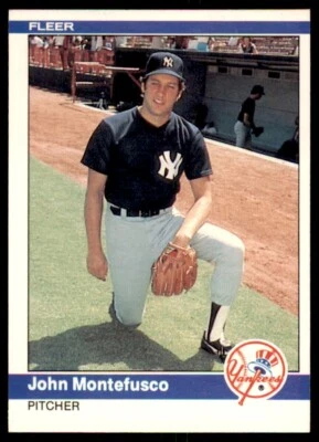 1984 Fleer John Montefusco . New York Yankees #132 - Image 1 of 2