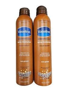 Vaseline Intensive Care SPRAY MOISTURIZER Cocoa Radiant 6.5oz ( 2 bottles ) - Picture 1 of 2