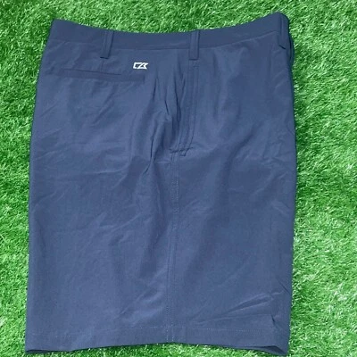 Mens Cutter & Buck CB DryTec Shorts Navy 32 MCB09905 - Image 1 of 4