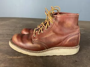 Red Wing 3452 6” Classic Round Toe Brown Leather Womens size 7 B USA Made - Picture 1 of 10