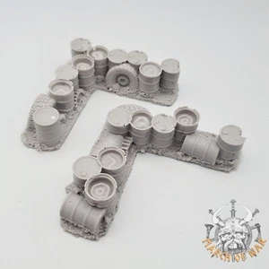Resin corner Oil water Barrel 28mm Wargames Scatter Scenery Terrain Models - Picture 1 of 6