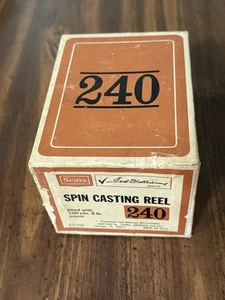 Mulinello Sears Ted Williams 240 Spin Cast con scatola - Foto 1 di 6