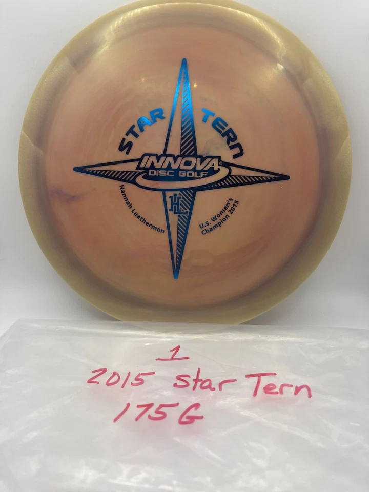 INNOVA DISC GOLF 2015 STAR TERN HANNAH LEATHERMAN USDGC 2015 CHAMPION STAR STAMP - Image 1 of 4