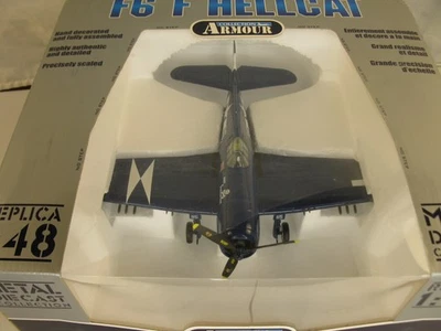 Franklin Mint Armour Collection 1:48 Grumman F6F5 Hellcat ВМС США 98172 как новый в коробке - Изображение 1 из 3