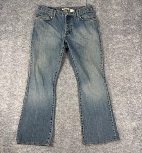 John Varvatos USA Jeans Herren 34x30 Blau Button Fly Boot Cut - Bild 1 von 9